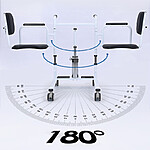 Scaun multifuncțional cu ridicare hidraulică – ideal pentru îngrijire la domiciliu - imagine 4