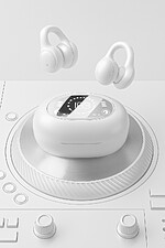 Căști Wireless Bluetooth 5.4 cu cutie de încărcare de culoare alba+incarcator 15 W – baterie 350 mAh, autonomie optimizată - imagine 6