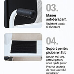 Scaun multifuncțional cu ridicare hidraulică – ideal pentru îngrijire la domiciliu - imagine 7