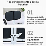 Scaun multifuncțional cu ridicare hidraulică – ideal pentru îngrijire la domiciliu - imagine 6