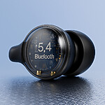 Căști Wireless Bluetooth 5.4 cu cutie de încărcare de culoare neagra+incarcator 15 W – baterie 350 mAh, autonomie optimizată - imagine 4