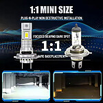 Set 2 becuri LED H7 - 6000K, 70W, 20000 LM, Lumină Albă Eficientă și Durabilă - imagine 2