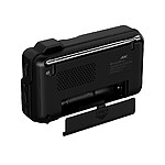 Radio Bluetooth portabil cu afișaj digital, USB și difuzor încorporat - Model 456BT, design modern, multi-band de culoare neagra - imagine 2