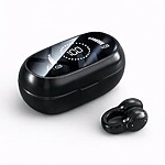 Căști Wireless Bluetooth 5.4 cu cutie de încărcare de culoare neagra – baterie 350 mAh, autonomie optimizată